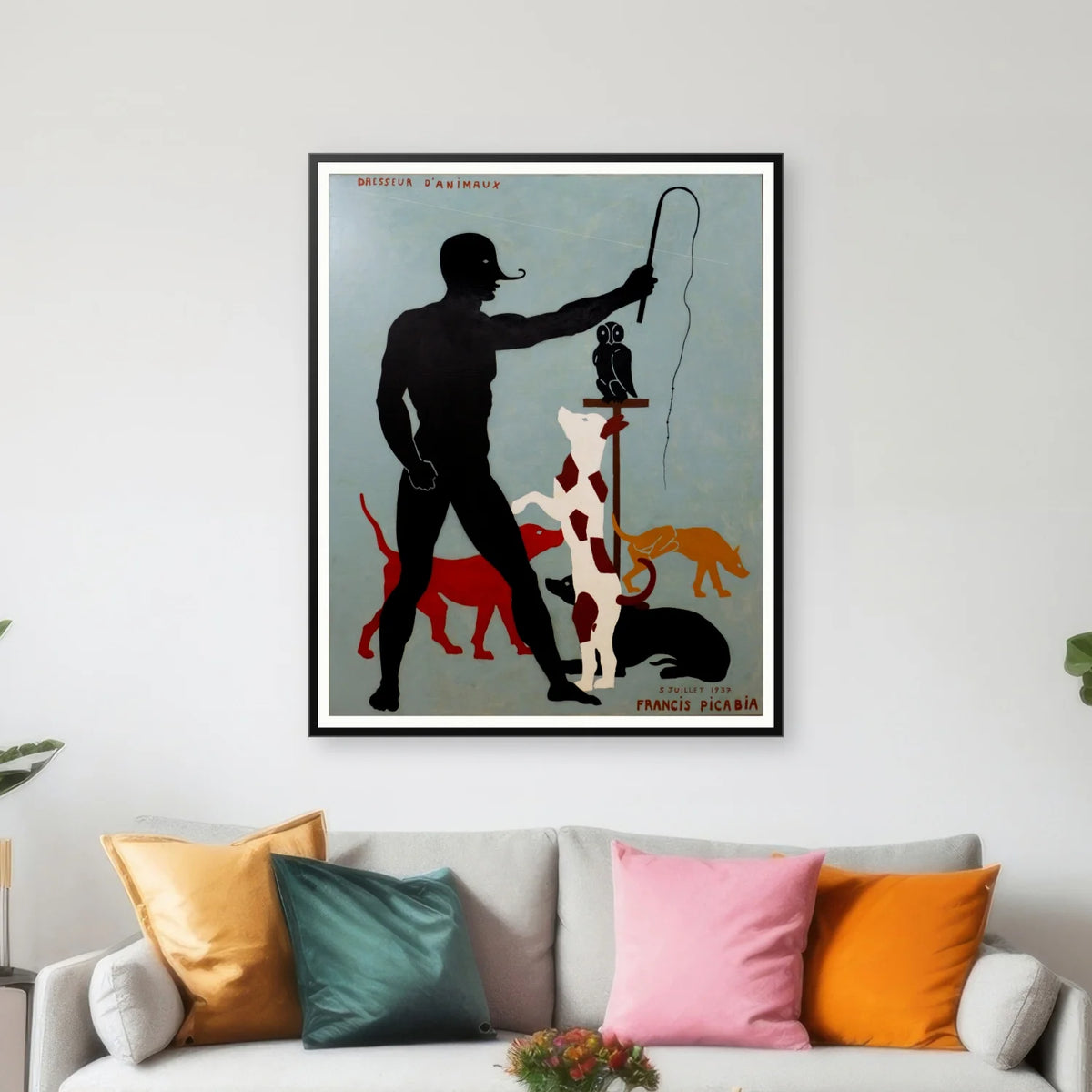 Domatore di animali 1923 - Kunstplakat - 50×62 cm – billede 3