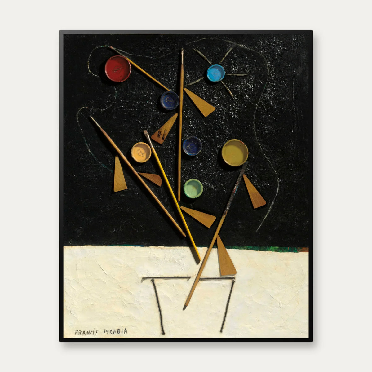 Sans titre 1924 - Kunstplakat - 49×60 cm – billede 1