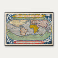 Atlas over Verden 1572 - Ortelius Plakat – billede 1