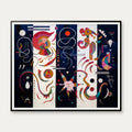Striped 1934 - Kunstplakat - 62×50 cm – billede 1
