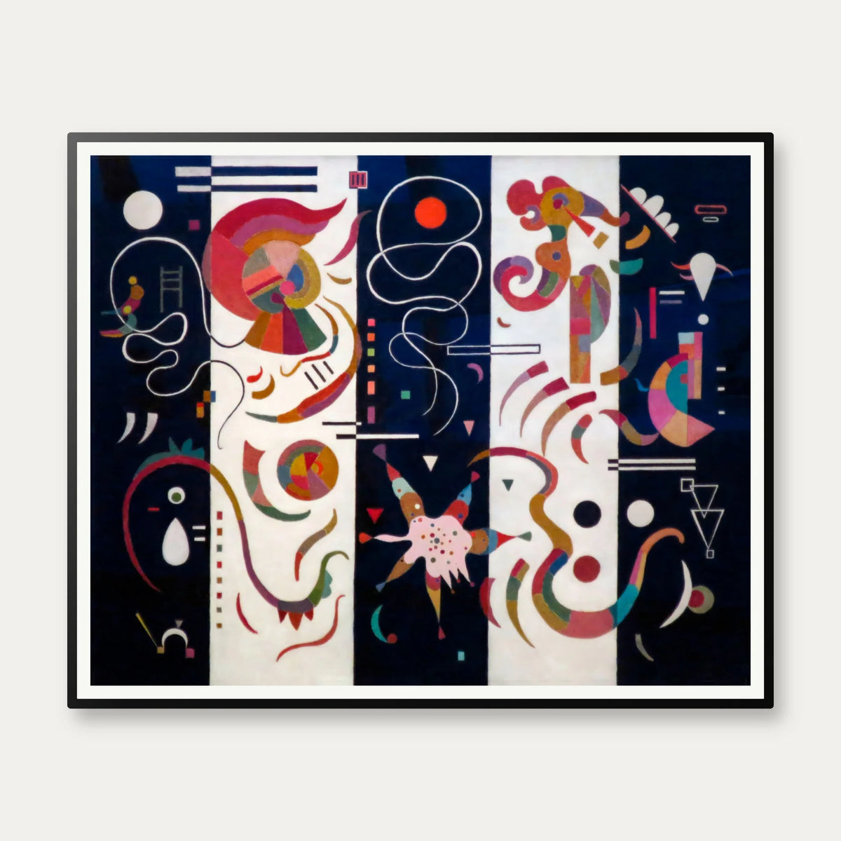 Striped 1934 - Kunstplakat - 62×50 cm – billede 1