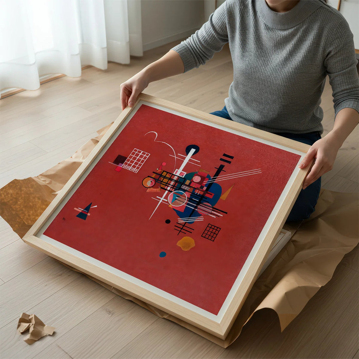 Dumpfes Rot 1927 - Kunstplakat – billede 2