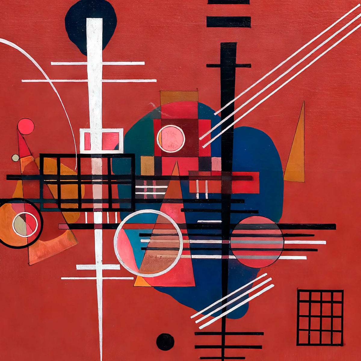 Dumpfes Rot 1927 - Kunstplakat – billede 4