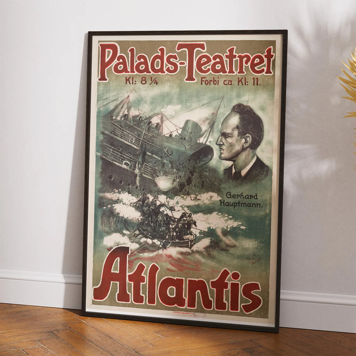Atlantis 1913 - Dansk filmplakat – billede 2