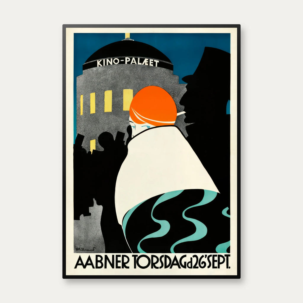 Kino-Palæets åbning 1918 - Plakat – billede 1