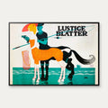 Lustige Blätter 1909 - Reklameplakat – billede 1