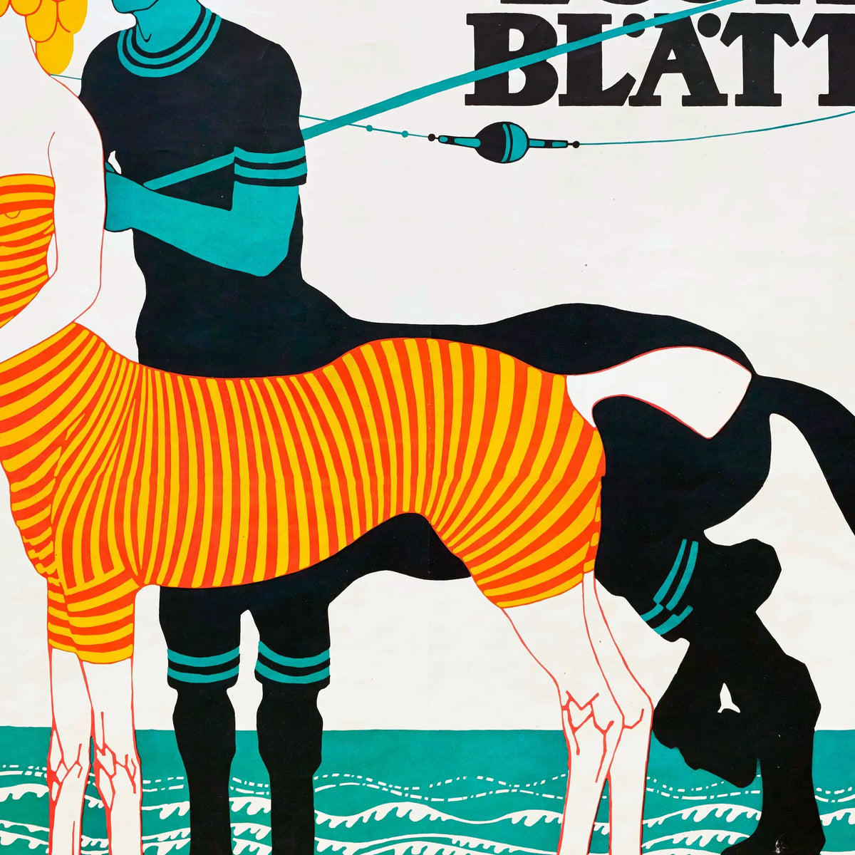 Lustige Blätter 1909 - Reklameplakat – billede 4