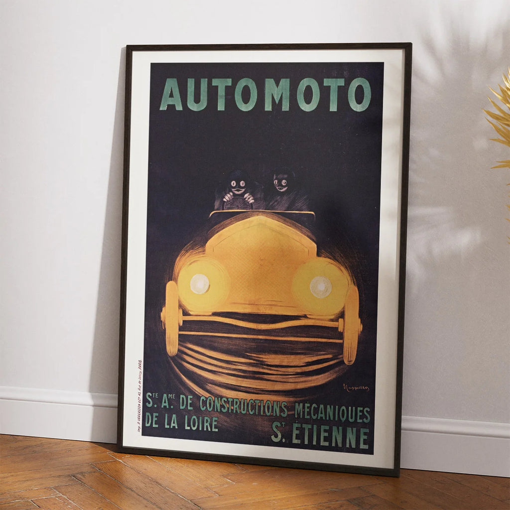Automoto 1910 - Reklameplakat – billede 2