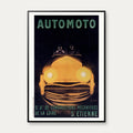 Automoto 1910 - Reklameplakat – billede 1