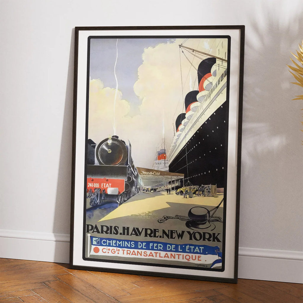 Transatlantique 1874 - Reklameplakat – billede 2