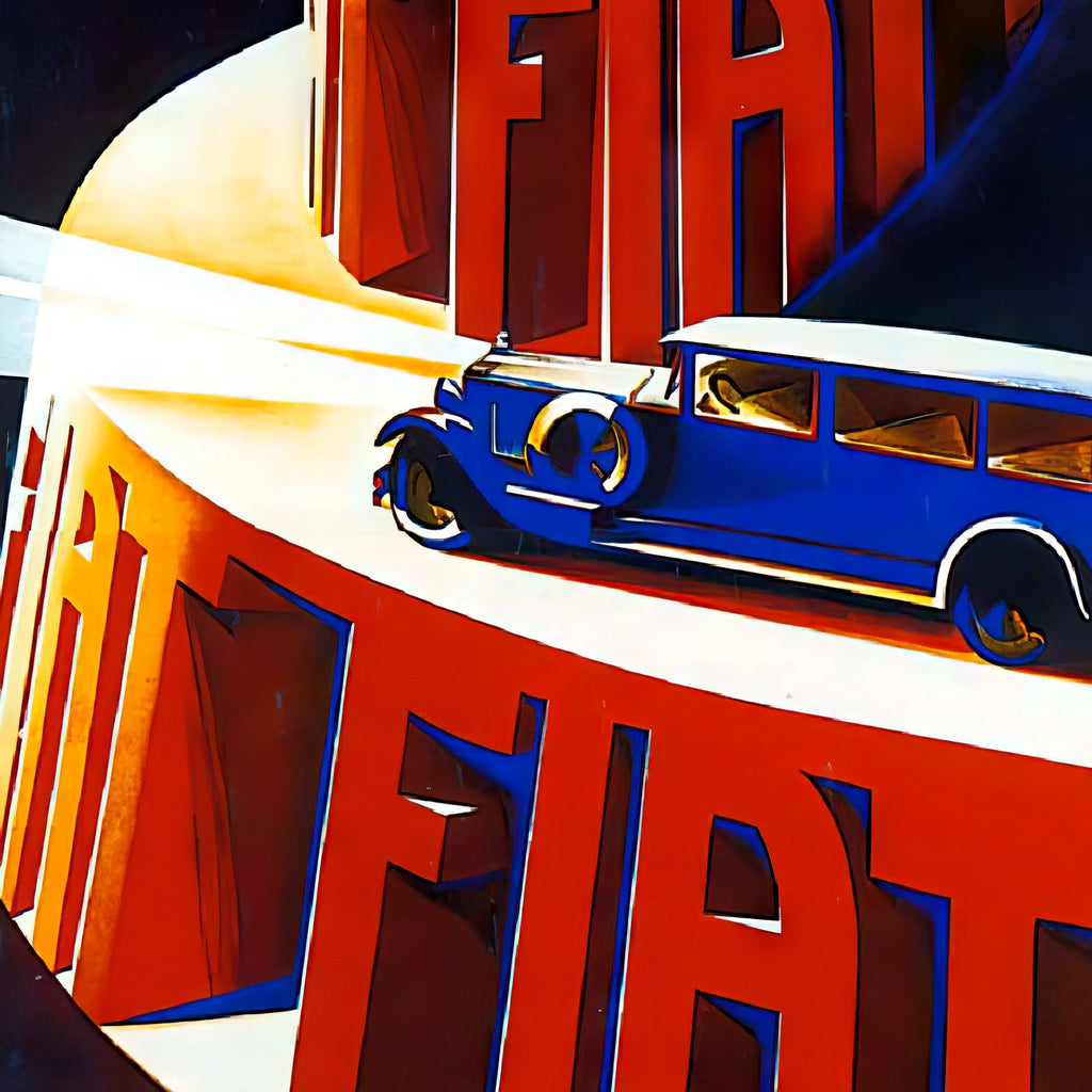 Fiat 1900 - Reklameplakat – billede 4