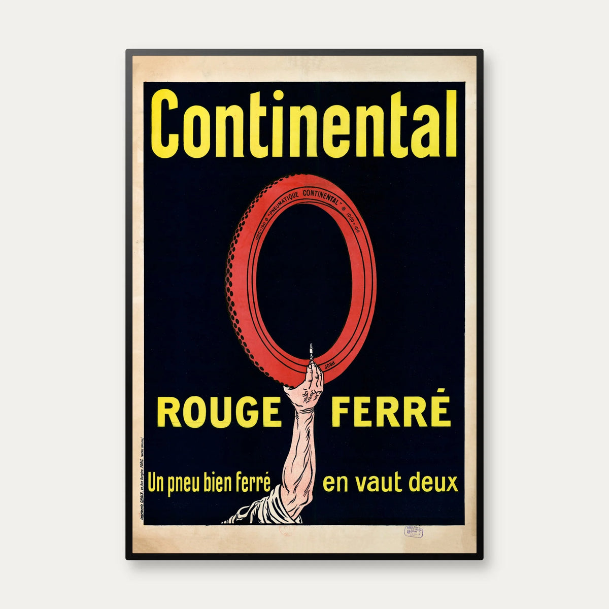 Continental 1910 - Reklameplakat – billede 1
