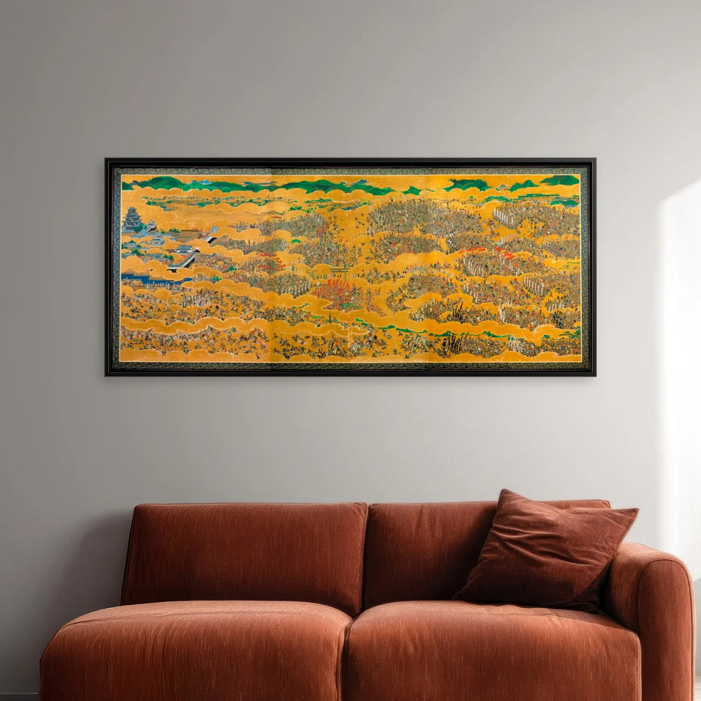 Slaget ved Osaka 1700-tallet - 90×40 cm – billede 2