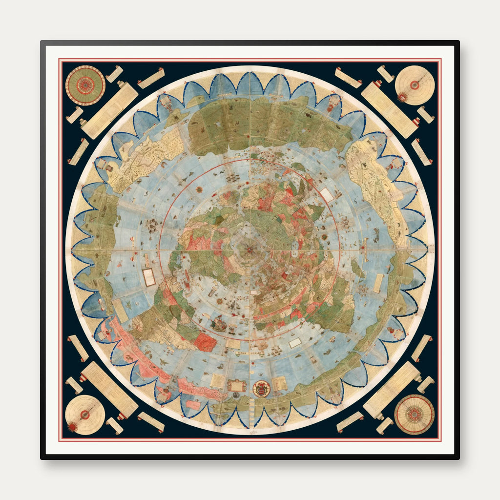Verdenskort 1587 - Urbano Monti – billede 1