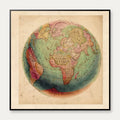 Globus 1879 - Geografisk plakat – billede 1