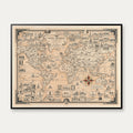 Verdens vidundere - Plakat - 66×50 cm – billede 1