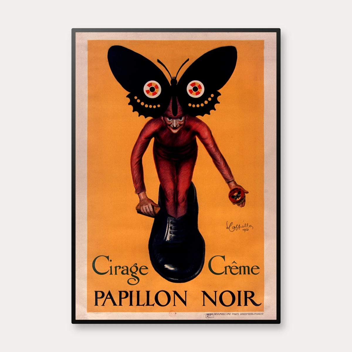 Papillon Noir - Reklameplakat – billede 1