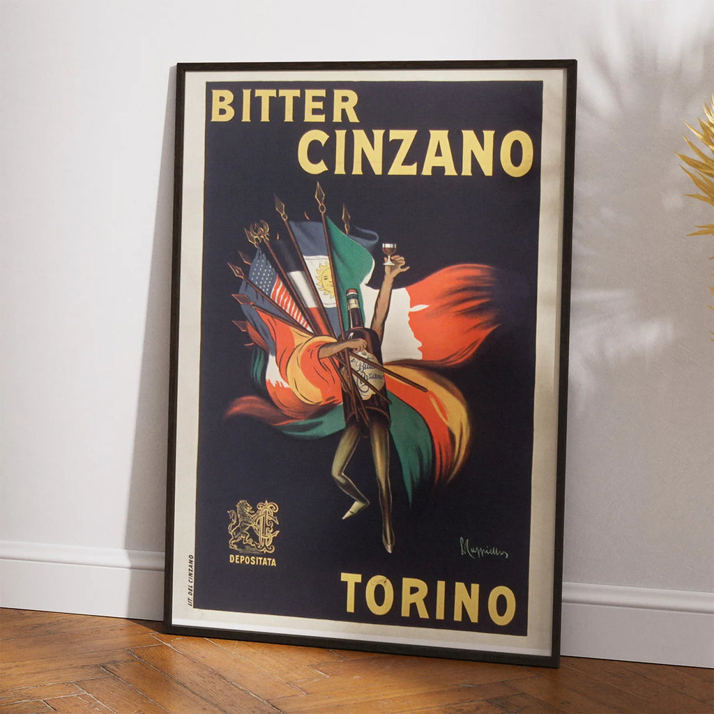 Cinzano Torino - Reklameplakat – billede 2
