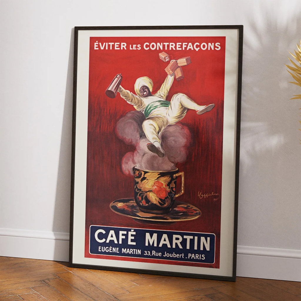 Café Martin 1900 - Reklameplakat – billede 2