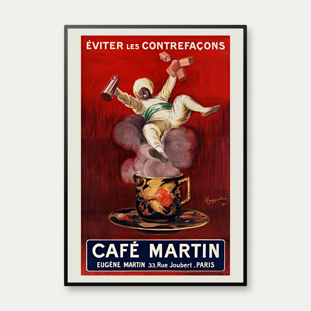 Café Martin 1900 - Reklameplakat – billede 1