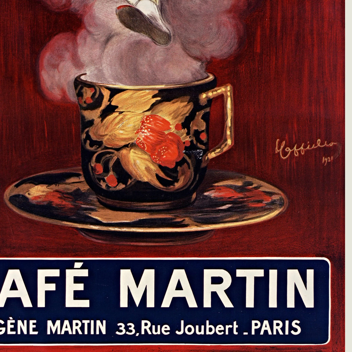 Café Martin 1900 - Reklameplakat – billede 4