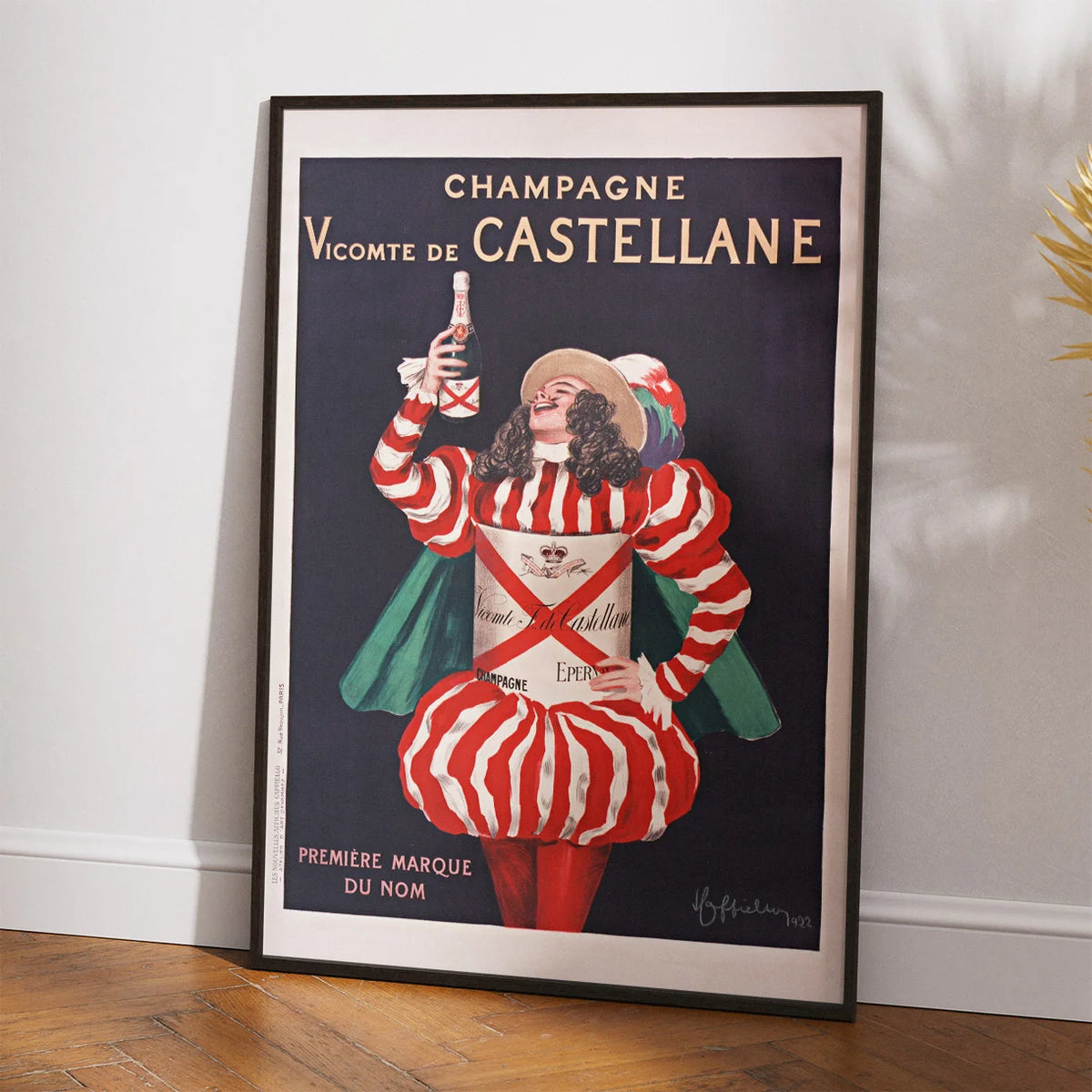 Champagne Castellane 1922 - Reklameplakat – billede 2