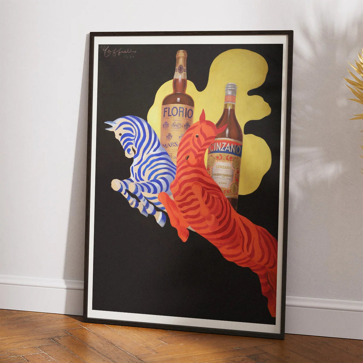 Florio Cinzano 1930 - Reklameplakat – billede 2