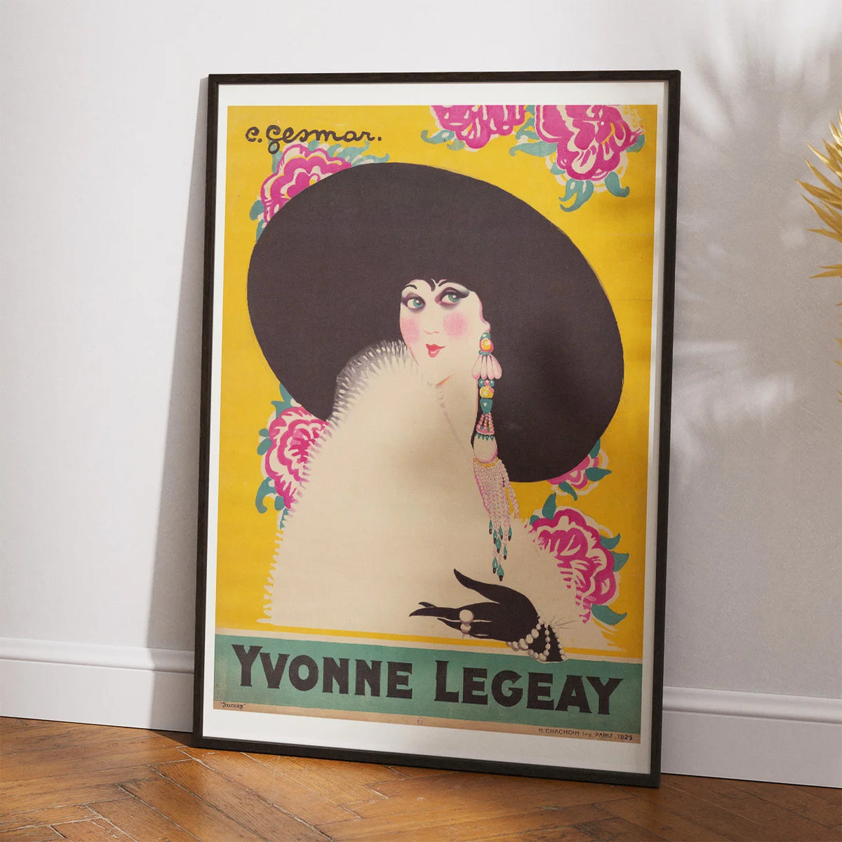 Yvonne Legeay 1926 - Teaterplakat – billede 2