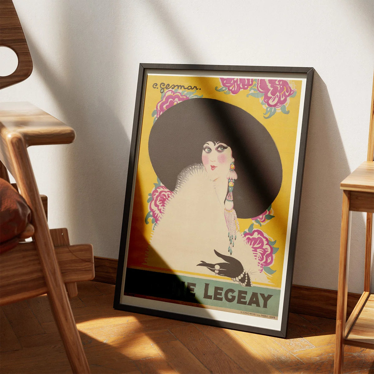 Yvonne Legeay 1926 - Teaterplakat – billede 3
