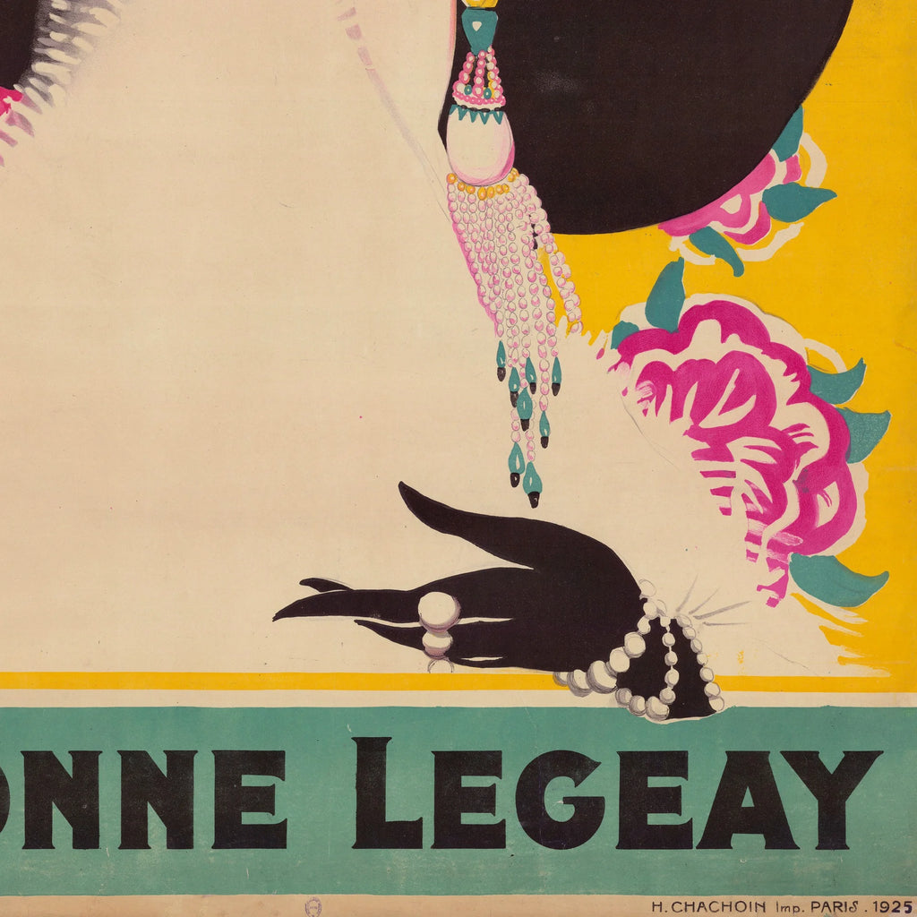 Yvonne Legeay 1926 - Teaterplakat – billede 4