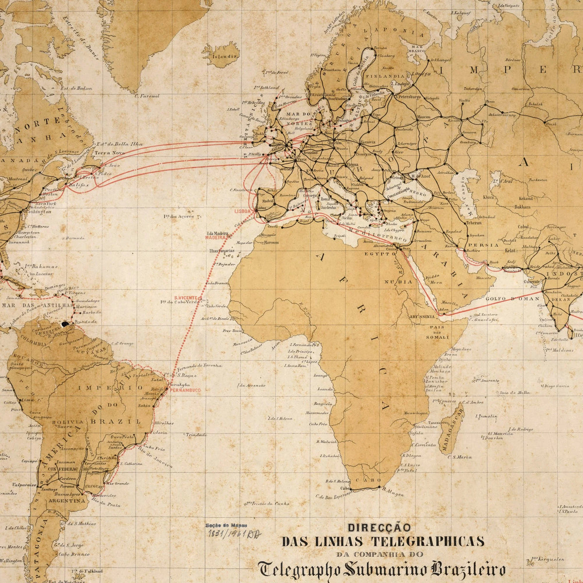 Telégrafo Submarino - Kort & reklameplakat – billede 4
