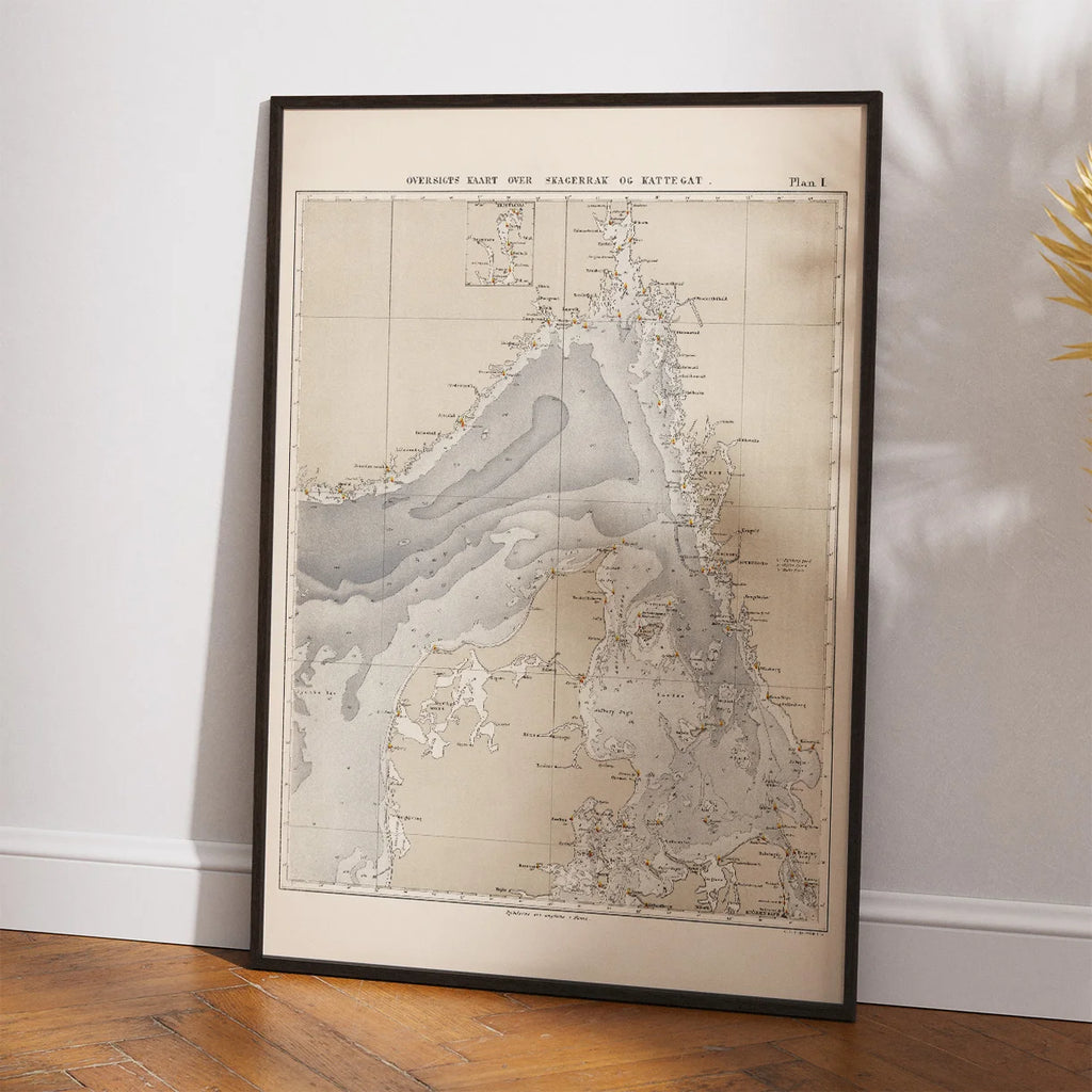 Skagerrak og Kattegat 1877 - Maritimt oversigtskort – billede 2