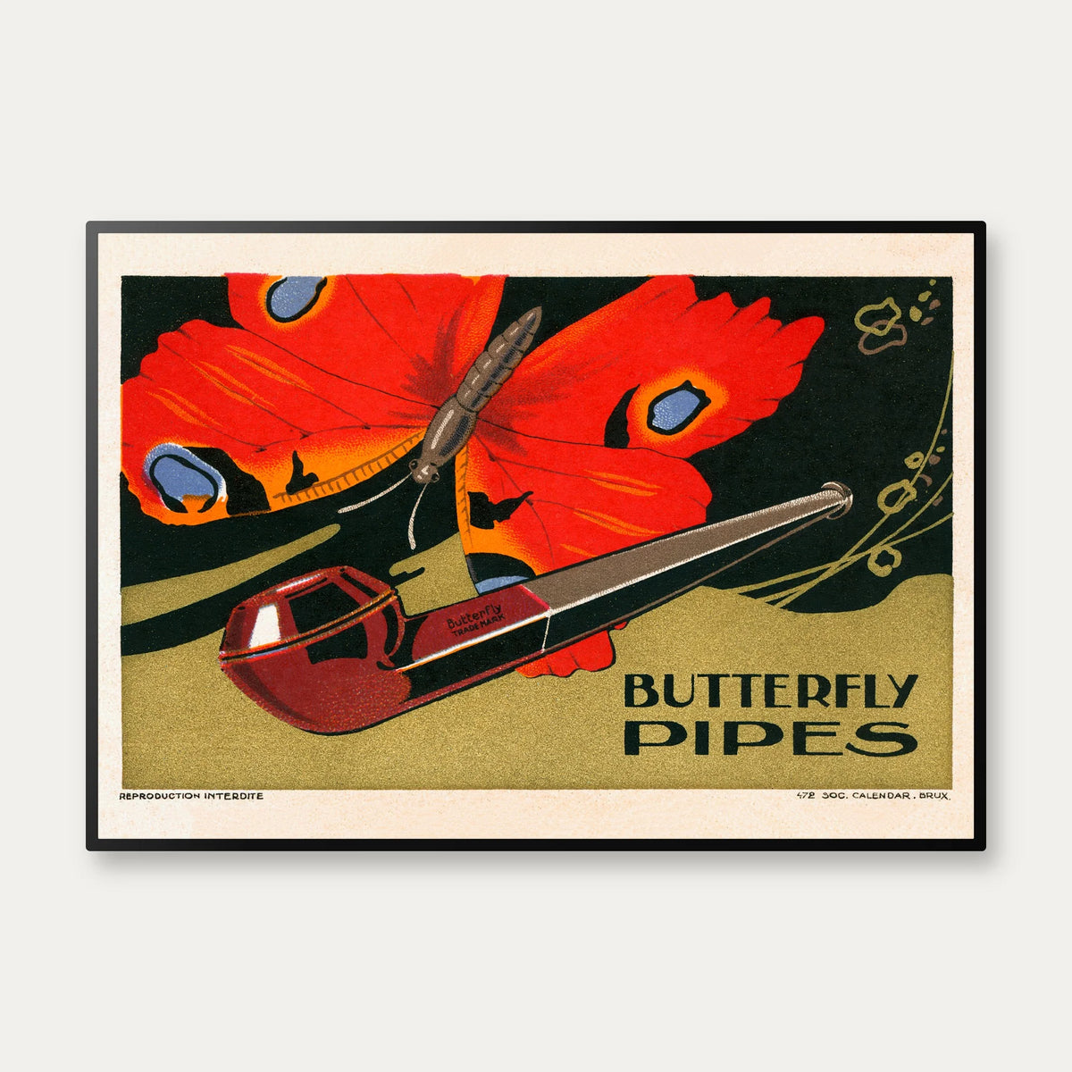Butterfly Pipes - Reklameplakat – billede 1