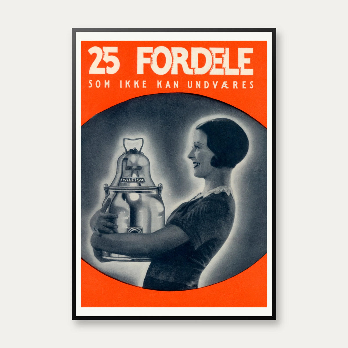 Nilfisk 1935 - Dansk reklameplakat – billede 1