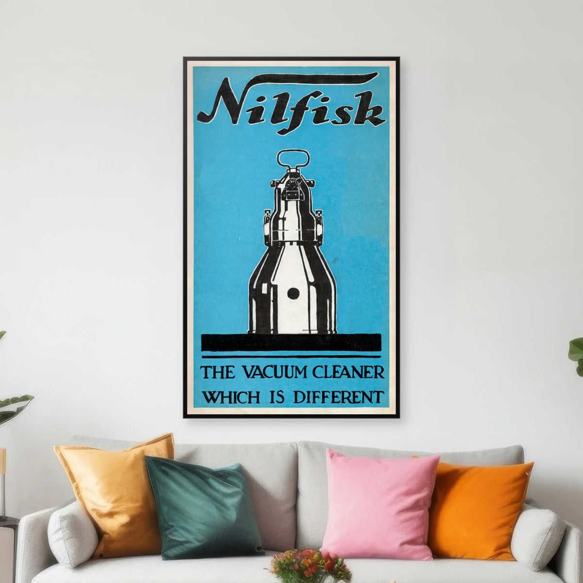 Nilfisk Støvsuger 1930 - Reklameplakat - 36×60 cm – billede 3