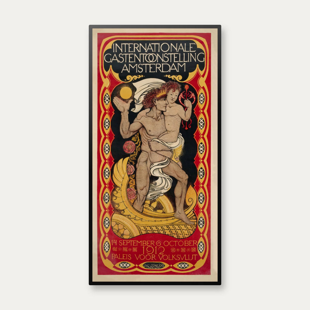 Amsterdam Gasudstilling 1912 - 40×79 cm – billede 1