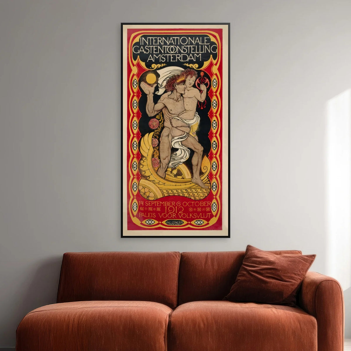Amsterdam Gasudstilling 1912 - 40×79 cm – billede 2