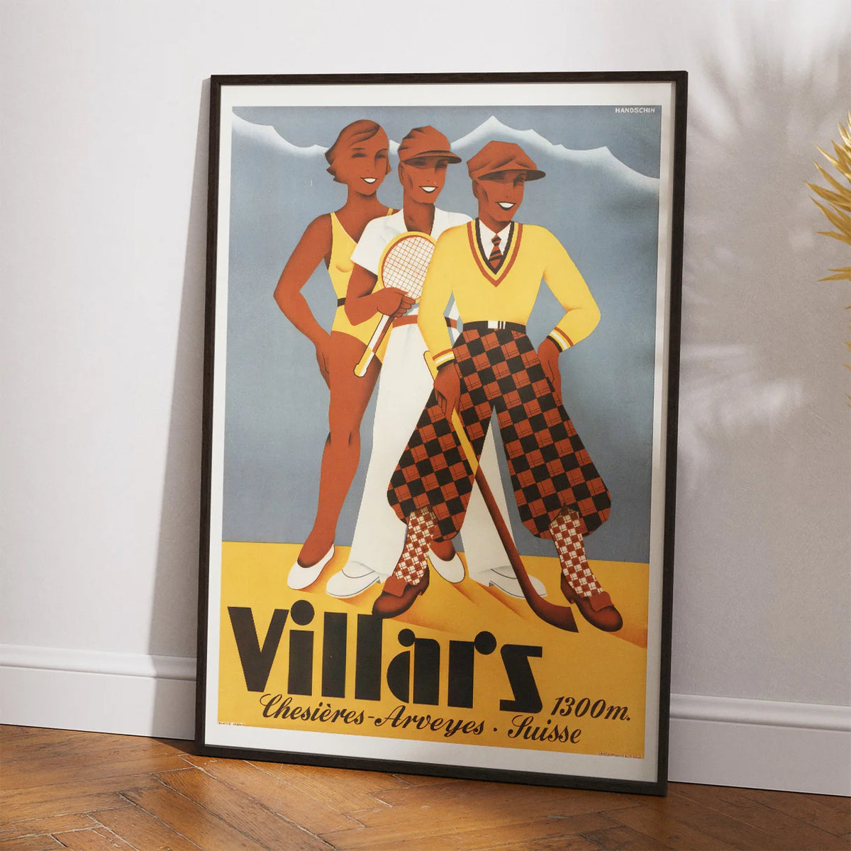 Villars, Schweiz 1899 - Plakat – billede 2