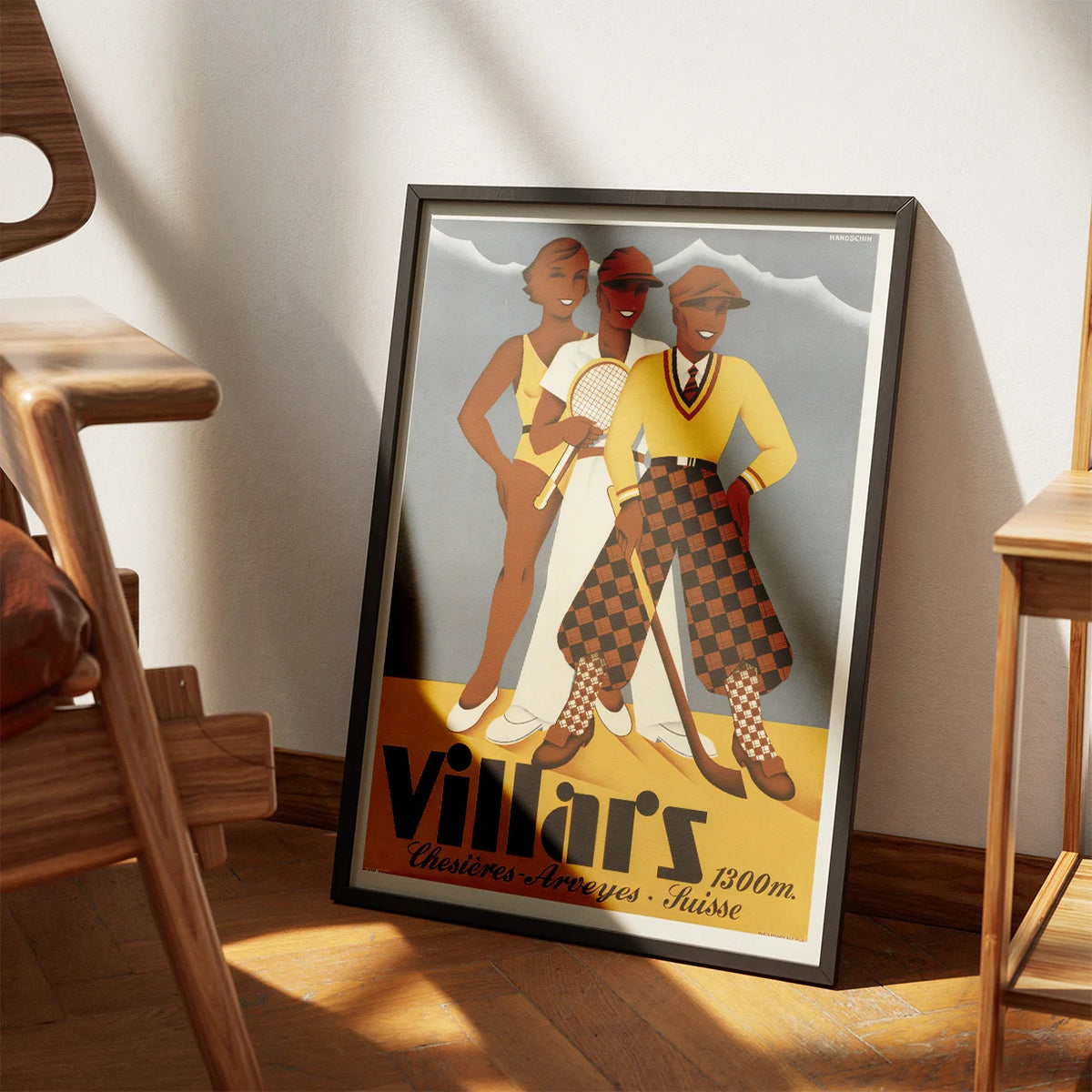 Villars, Schweiz 1899 - Plakat – billede 3