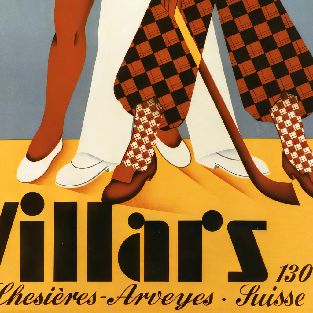 Villars, Schweiz 1899 - Plakat – billede 4