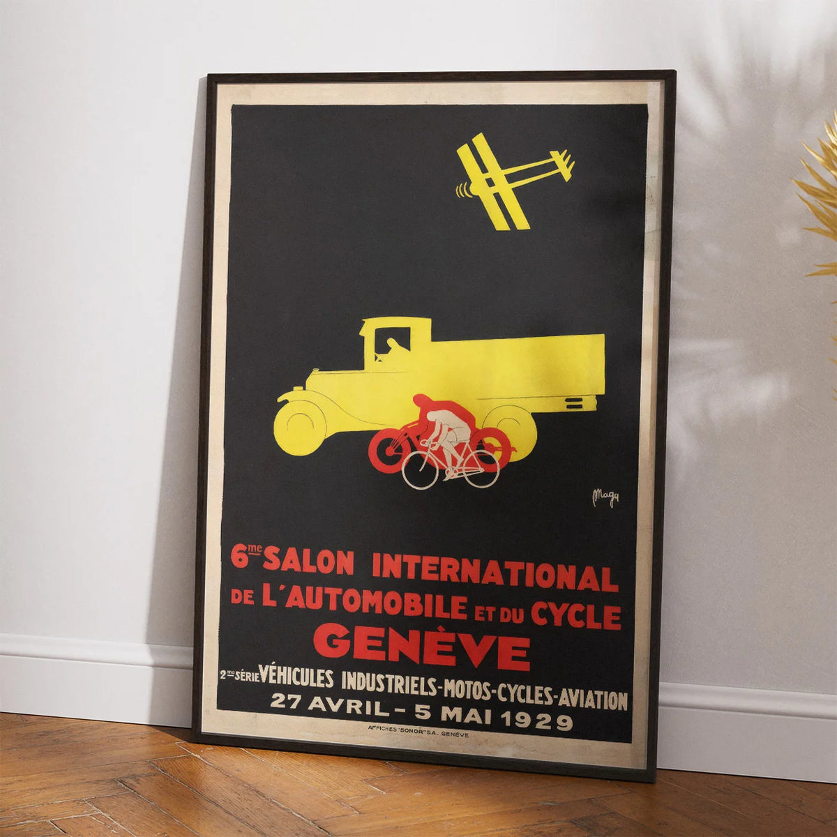 Motorshow Genève 1929 - Plakat – billede 2