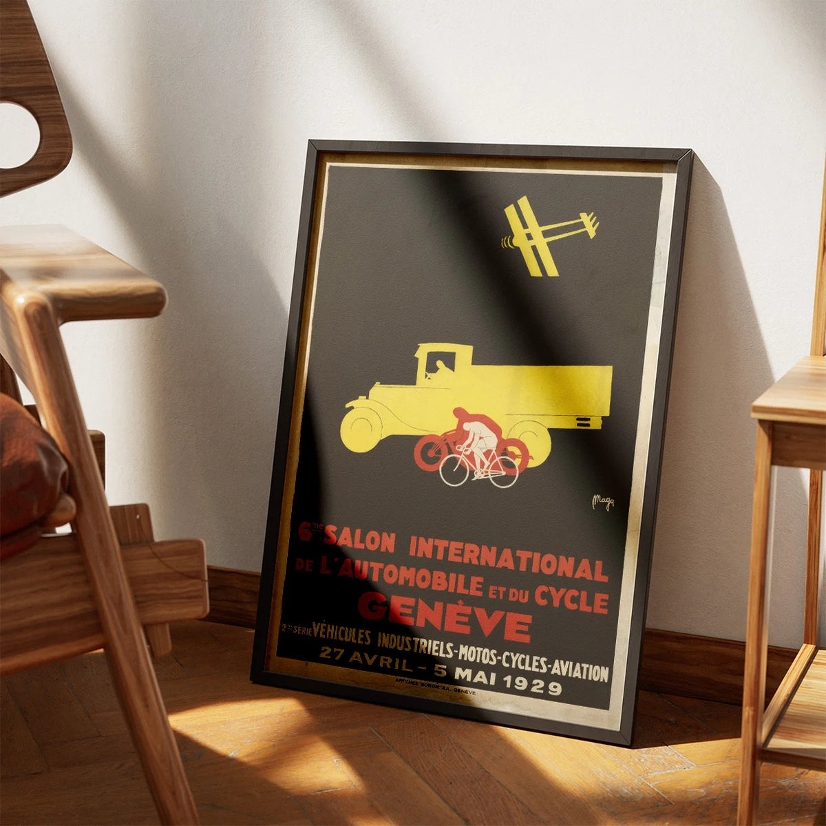 Motorshow Genève 1929 - Plakat – billede 3