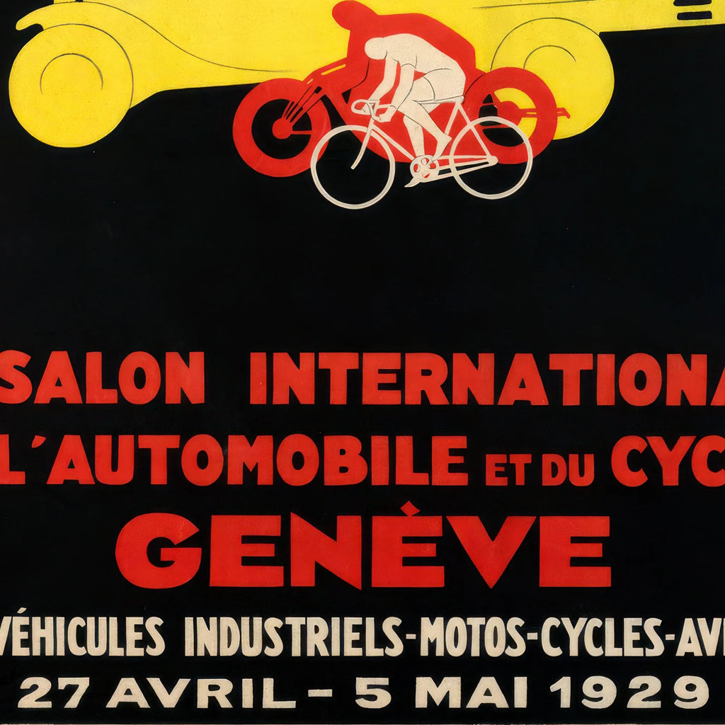 Motorshow Genève 1929 - Plakat – billede 4