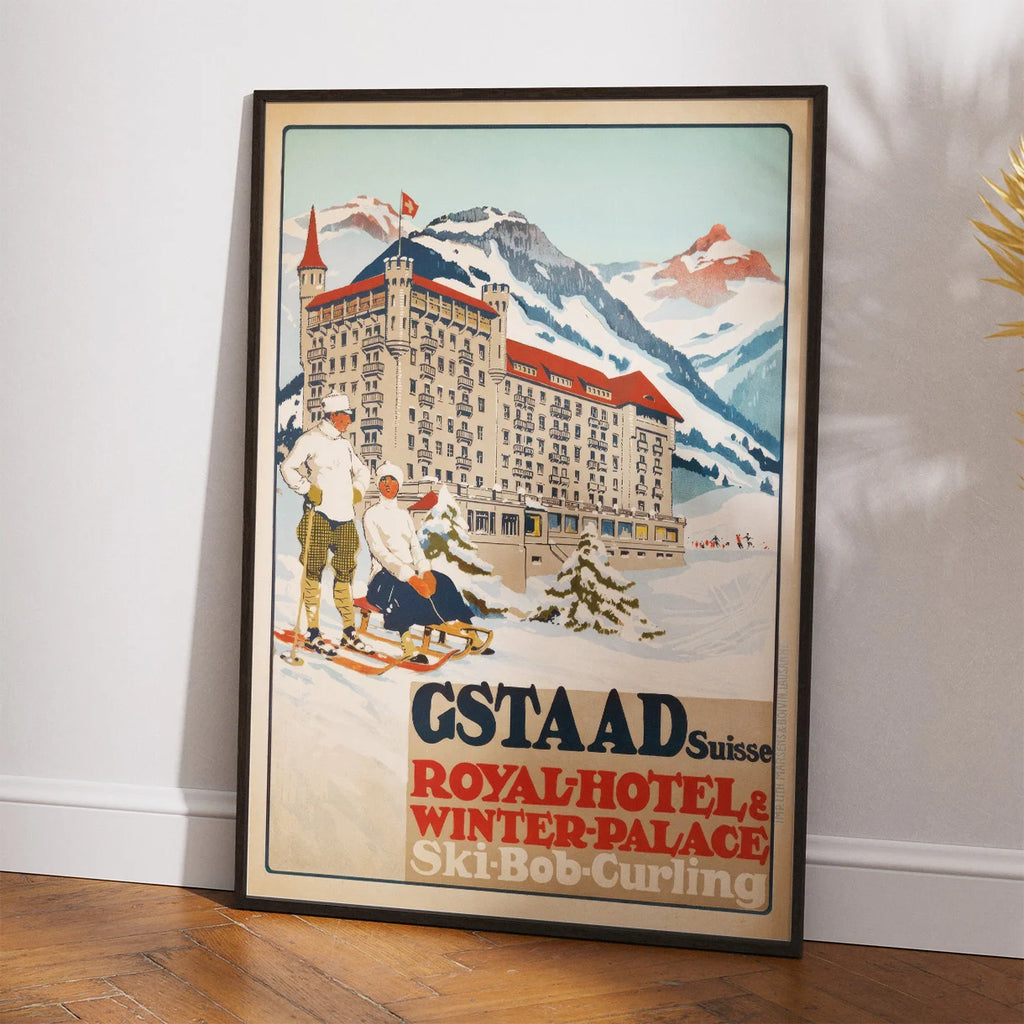 Gstaad Royal-Hotel - Reklameplakat – billede 2