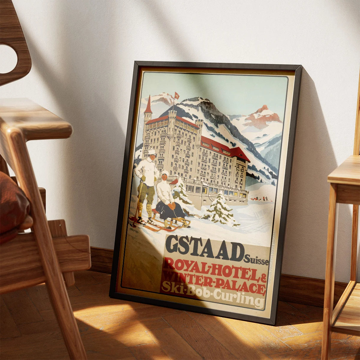 Gstaad Royal-Hotel - Reklameplakat – billede 3