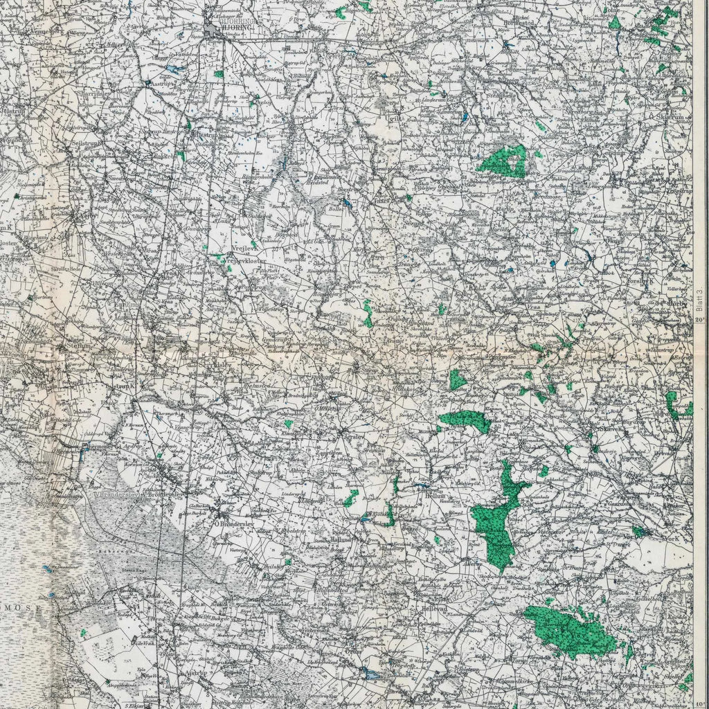 Løkken & Hjørring 1916 - Tysk militærkort – billede 4