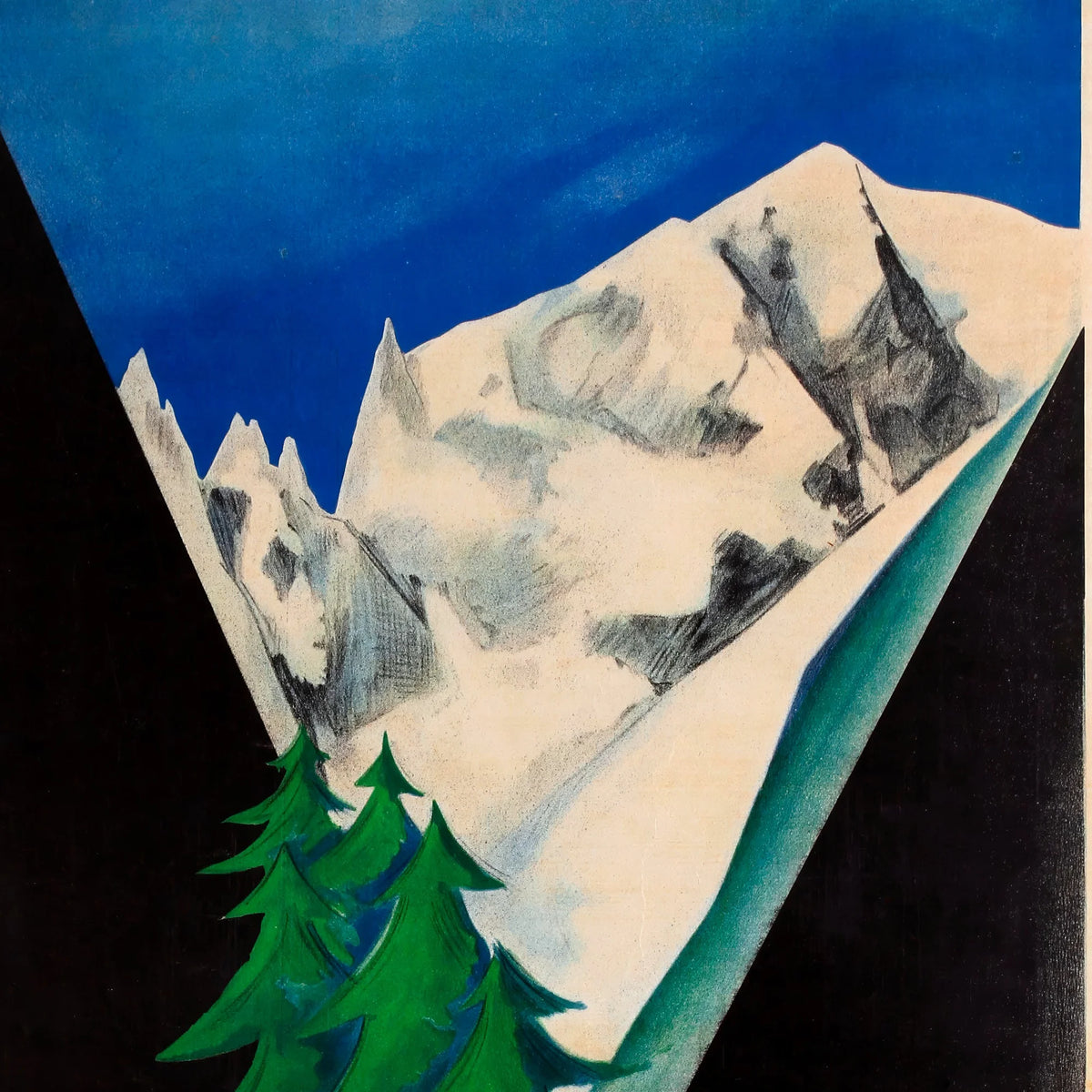 Aosta Valley 1931 - Plakat - 75×47 cm – billede 4