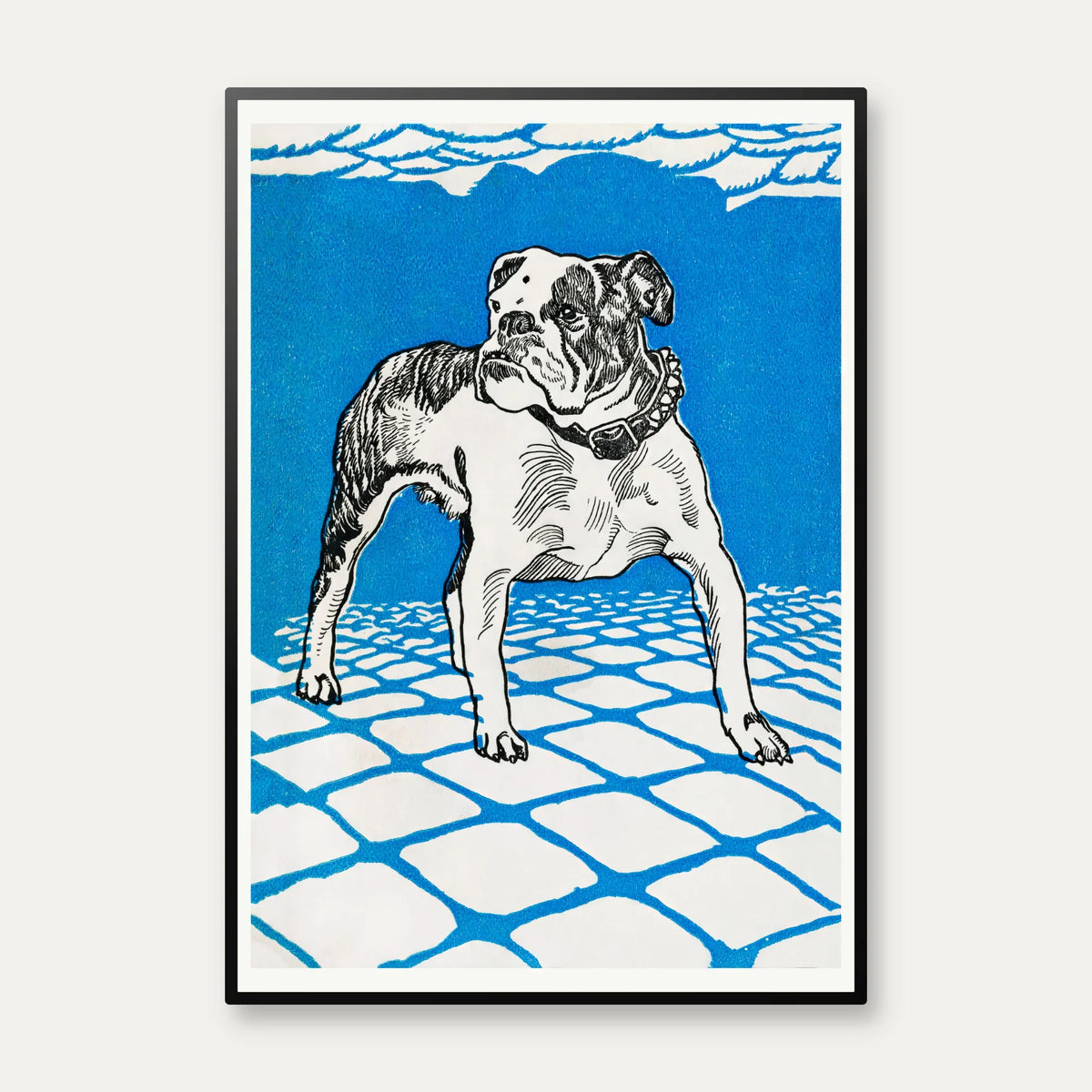 Bulldog 1912 - Kunstplakat – billede 1