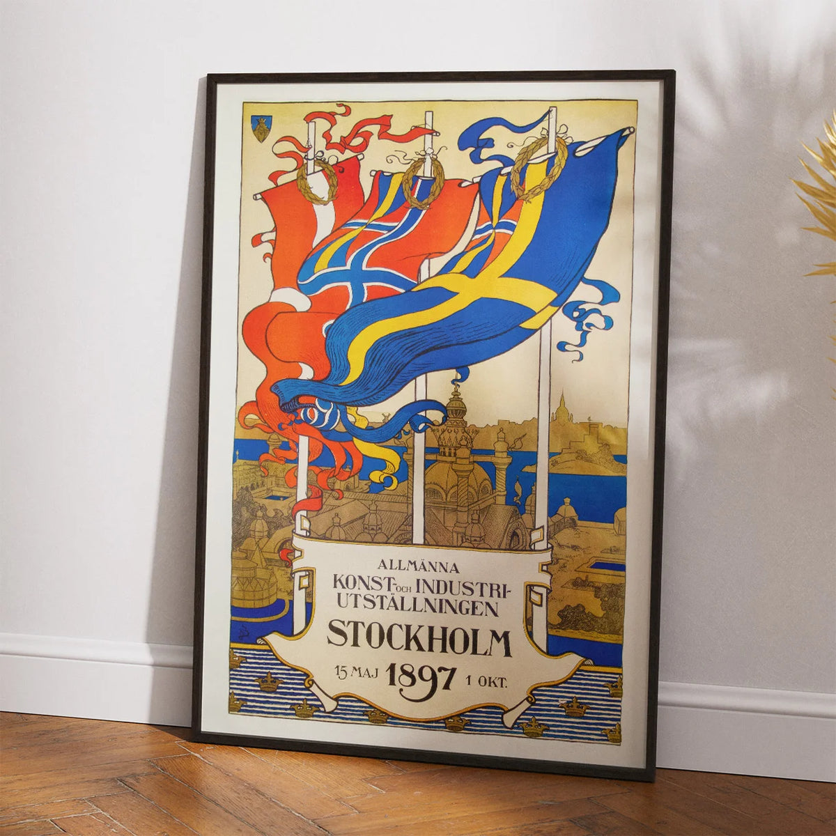 Stockholm Udstilling 1897 - Plakat – billede 2
