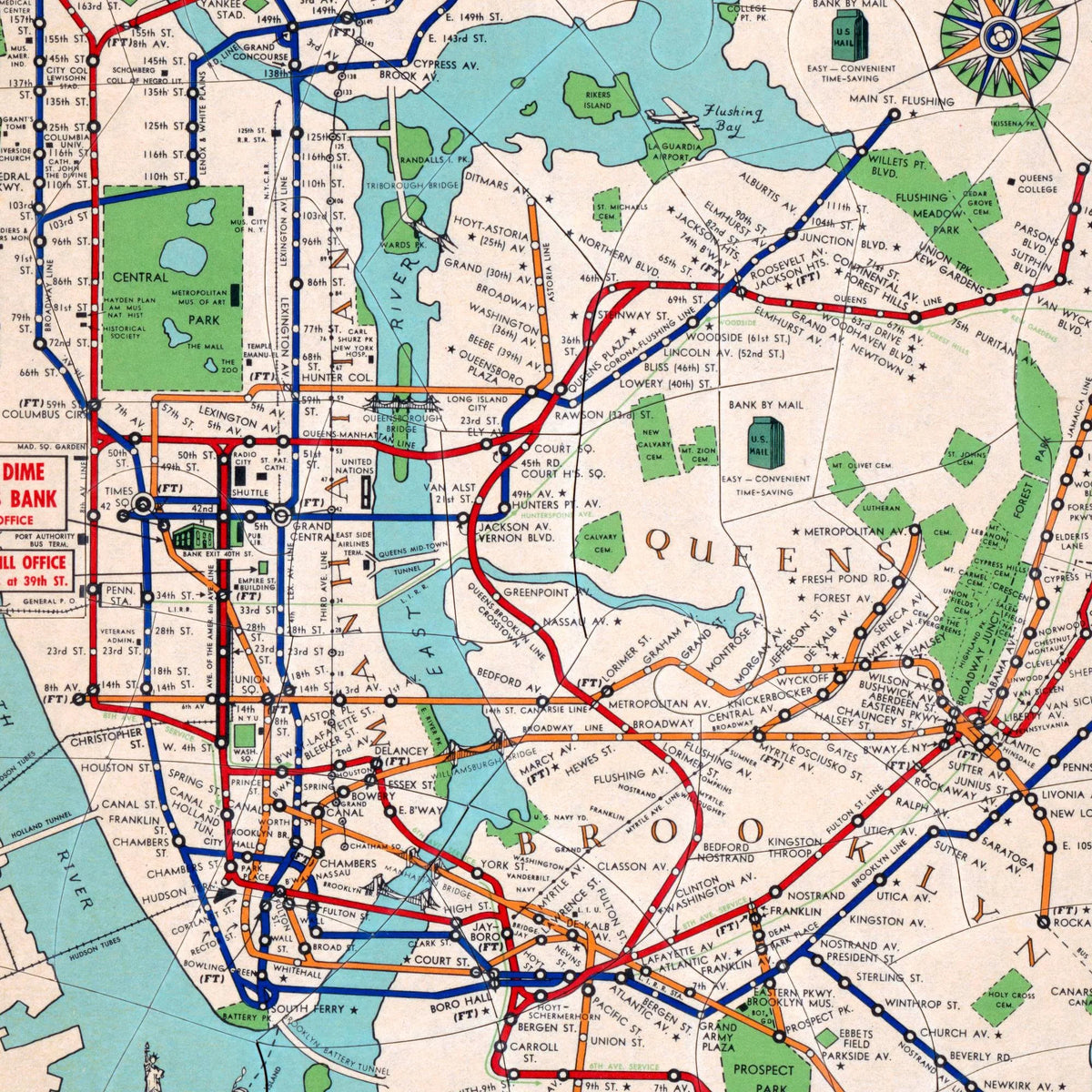 New York Subway - Plakat - 46×70 cm – billede 4